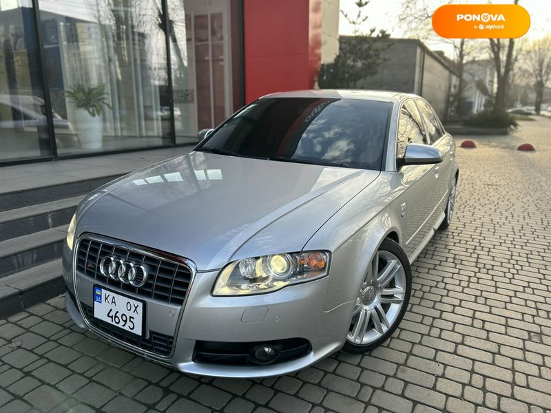 Audi S4, 2007, Бензин, 4.16 л., 85 тыс. км, Седан, Серый, Киев 23183 фото