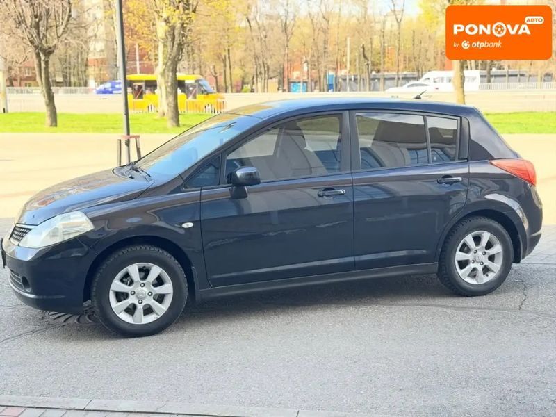 Nissan TIIDA, 2008 р., Бензин, 140 тис. км, Хетчбек, Чорний, Дніпро (Дніпропетровськ) AT-10416049 фото