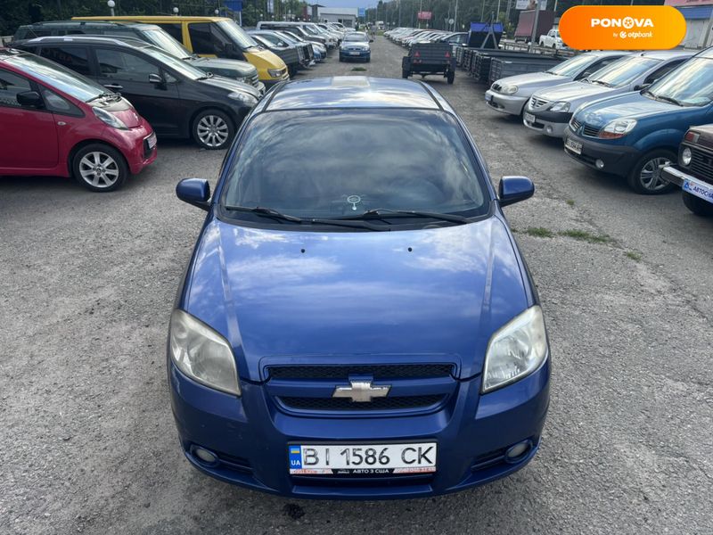 Chevrolet Aveo, 2008, Газ пропан-бутан / Бензин, 1.6 л., 320 тис. км, Седан, Синій, Полтава 103464 фото