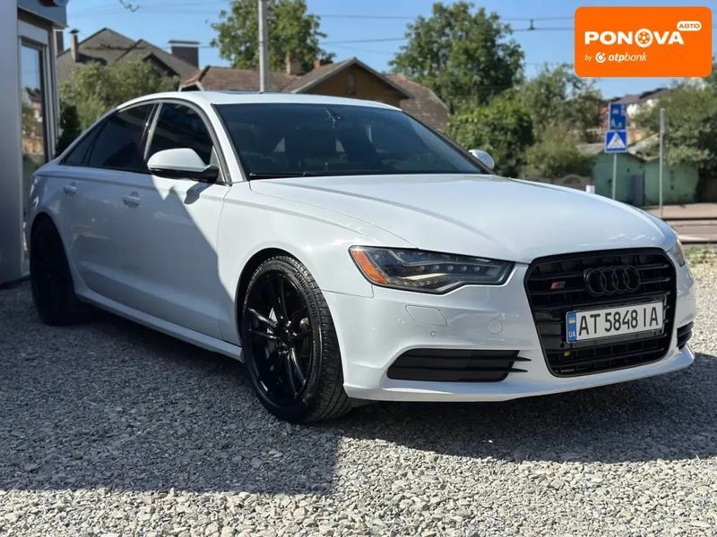 Audi A6, 2013 р., Бензин, 198 тис. км, Седан, Білий, Івано-Франківськ AT-10401769 фото