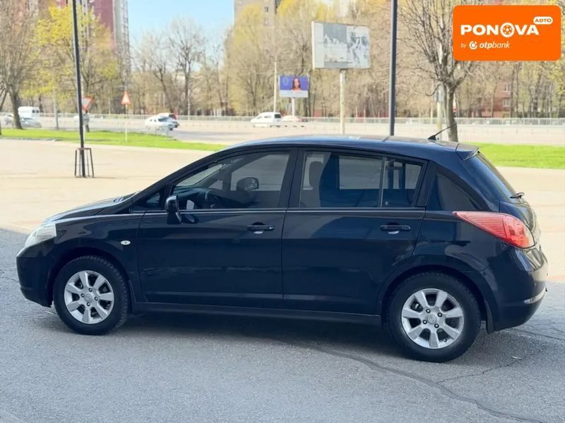 Nissan TIIDA, 2008 р., Бензин, 140 тис. км, Хетчбек, Чорний, Дніпро (Дніпропетровськ) AT-10416049 фото
