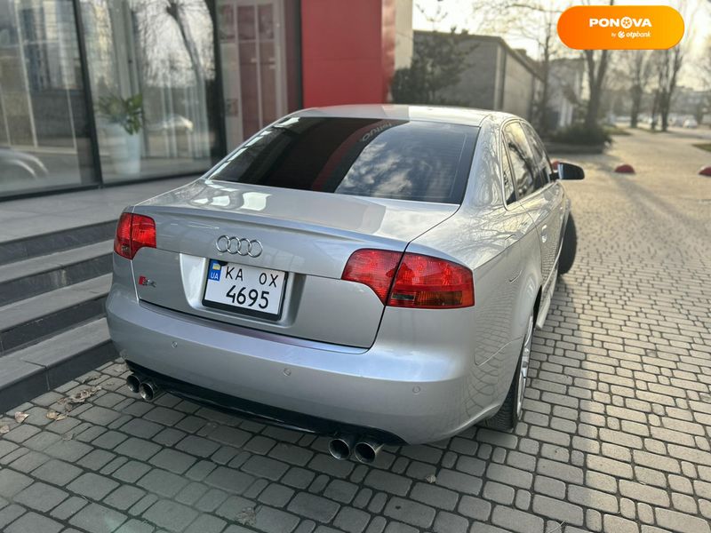 Audi S4, 2007, Бензин, 4.16 л., 85 тыс. км, Седан, Серый, Киев 23183 фото