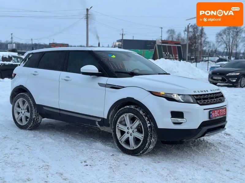 Land Rover Range Rover Evoque, 2015 г., Бензин, 206 тыс. км, Внедорожник / Кроссовер, Белый, Луцк AT-10407245 фото