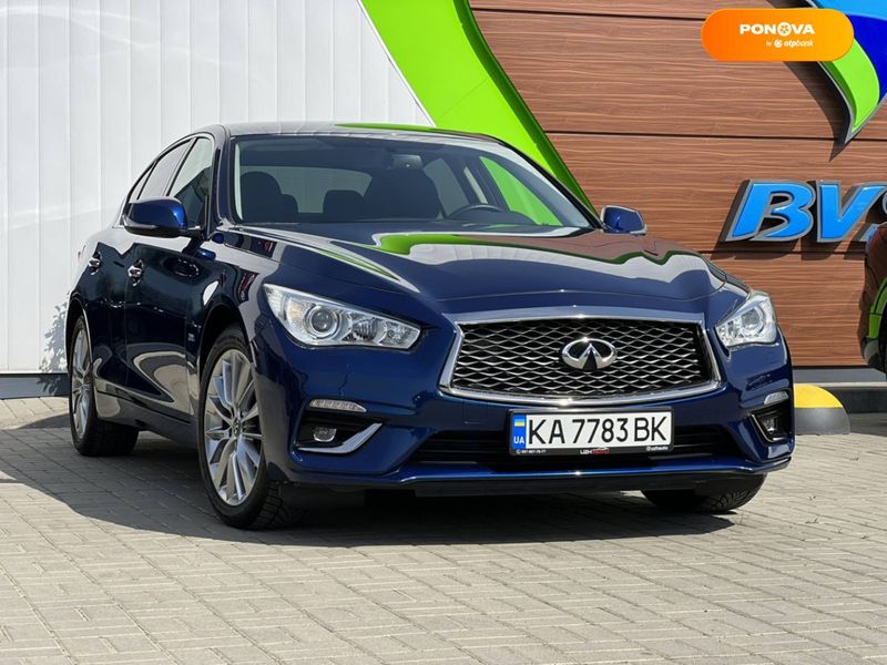 Infiniti Q50, 2019, Бензин, 2 л., 41 тыс. км, Седан, Синий, Ужгород Cars-Pr-65332 фото