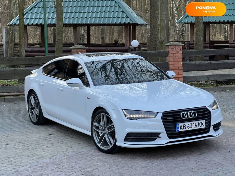 Audi A7 Sportback, 2015, Бензин, 3 л., 142 тыс. км, Лифтбек, Белый, Винница Cars-Pr-63000 фото