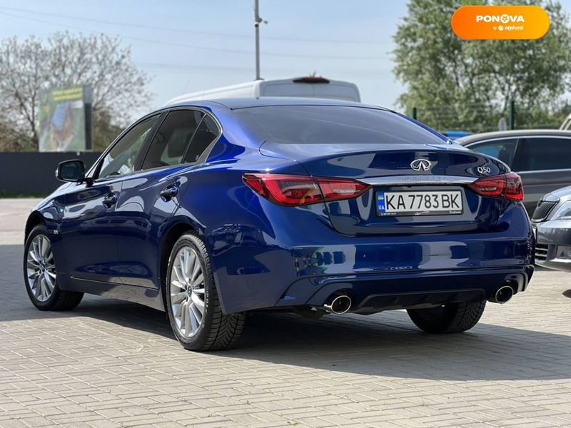 Infiniti Q50, 2019, Бензин, 2 л., 41 тыс. км, Седан, Синий, Ужгород Cars-Pr-65332 фото