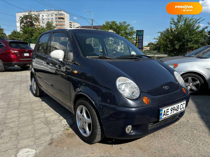 Daewoo Matiz, 2006, Бензин, 0.8 л., 136 тис. км, Хетчбек, Синій, Дніпро (Дніпропетровськ) Cars-Pr-66187 фото