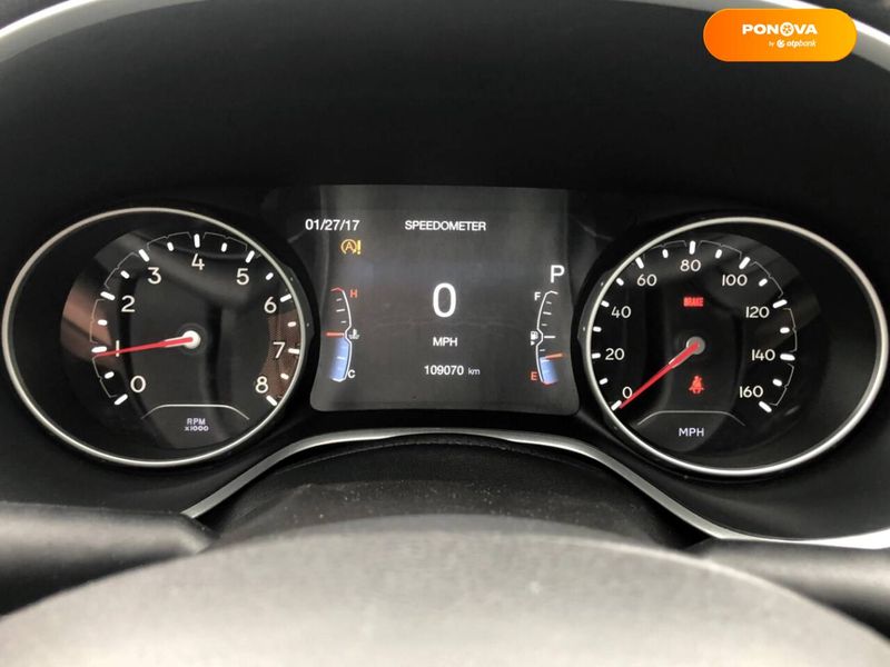 Jeep Compass, 2017, Бензин, 2.4 л., 109 тис. км, Позашляховик / Кросовер, Чорний, Київ 28047 фото