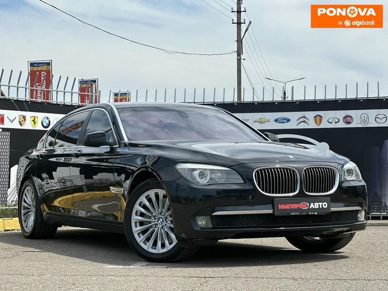 BMW 7 Series, 2010, Бензин, 4.39 л., 177 тис. км, Седан, Чорний, Київ 50781 фото