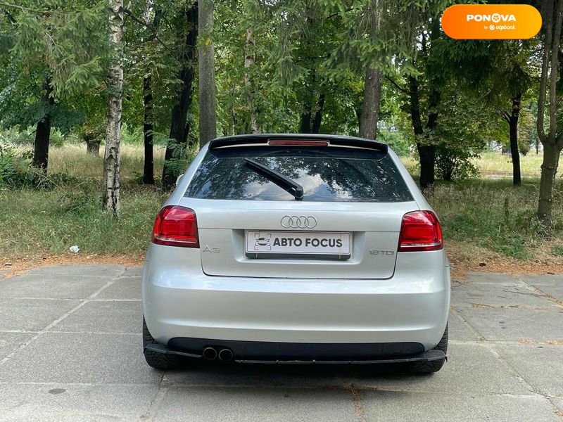 Audi A3, 2009, Дизель, 1.6 л., 222 тыс. км, Хетчбек, Серый, Киев 110106 фото