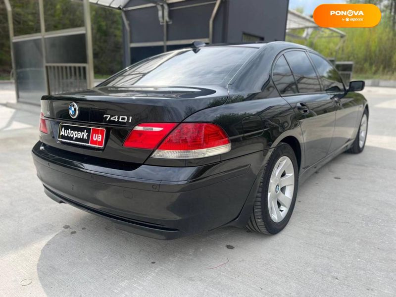 BMW 7 Series, 2007, Газ пропан-бутан / Бензин, 4 л., 286 тыс. км, Седан, Чорный, Киев 36324 фото