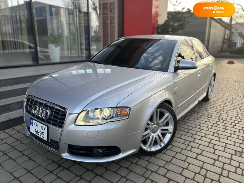 Audi S4, 2007, Бензин, 4.16 л., 85 тыс. км, Седан, Серый, Киев 23183 фото