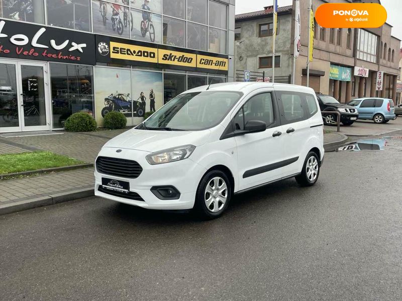 Ford Tourneo Courier, 2019, Бензин, 64 тис. км, Мінівен, Білий, Мукачево 11030 фото