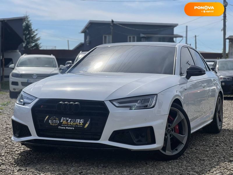 Audi S4, 2018, Бензин, 3 л., 108 тис. км, Седан, Білий, Стрий 100101 фото