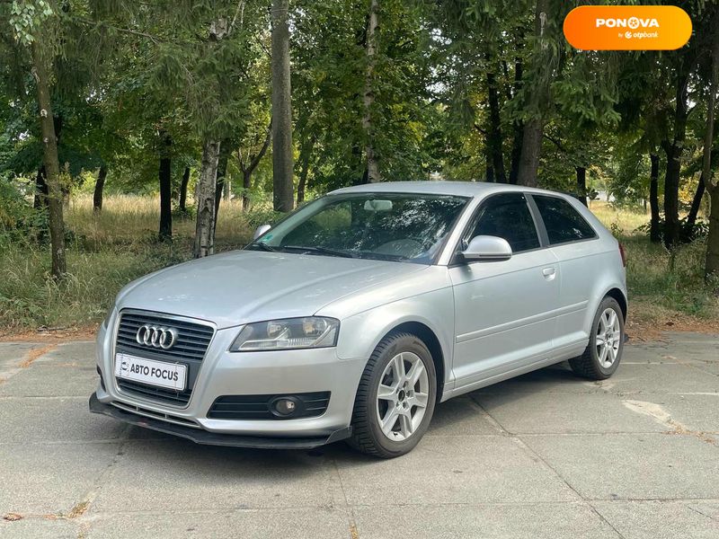 Audi A3, 2009, Дизель, 1.6 л., 222 тис. км, Хетчбек, Сірий, Київ 110106 фото