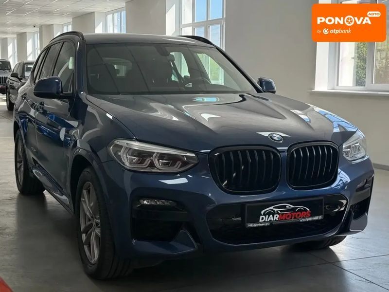BMW X3, 2020 г., Бензин, 95 тыс. км, Внедорожник / Кроссовер, Синий, Полтава AT-10397544 фото