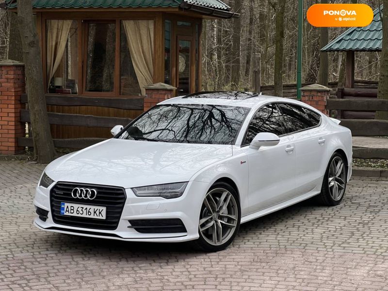 Audi A7 Sportback, 2015, Бензин, 3 л., 142 тыс. км, Лифтбек, Белый, Винница Cars-Pr-63000 фото