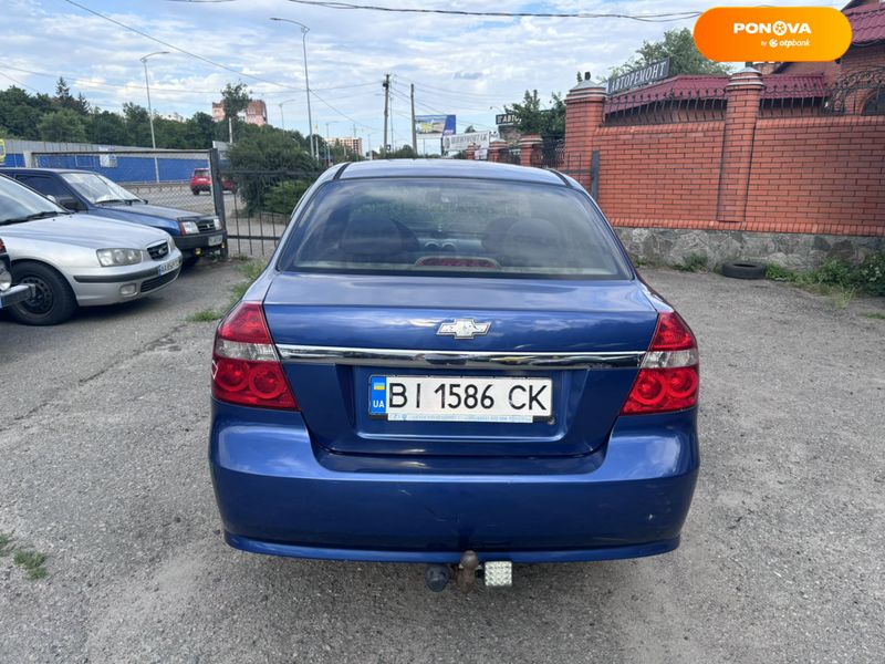 Chevrolet Aveo, 2008, Газ пропан-бутан / Бензин, 1.6 л., 320 тис. км, Седан, Синій, Полтава 103464 фото