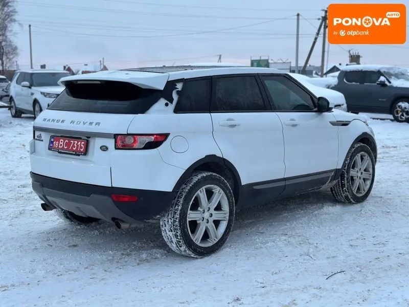 Land Rover Range Rover Evoque, 2015 г., Бензин, 206 тыс. км, Внедорожник / Кроссовер, Белый, Луцк AT-10407245 фото