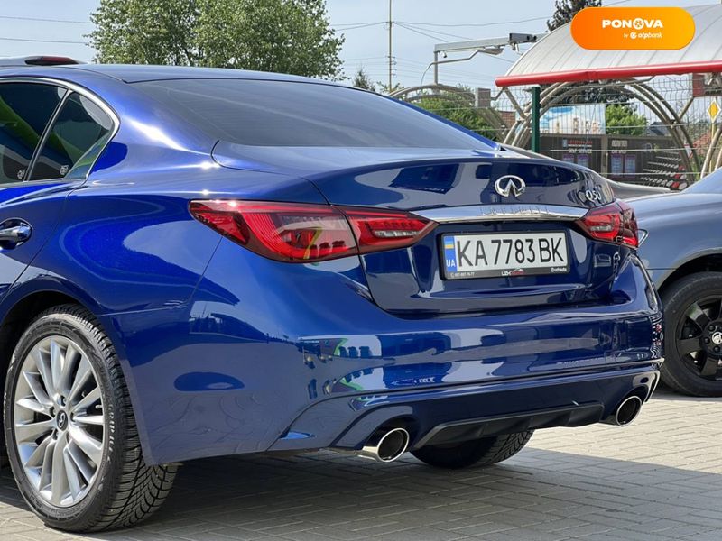 Infiniti Q50, 2019, Бензин, 2 л., 41 тыс. км, Седан, Синий, Ужгород Cars-Pr-65332 фото