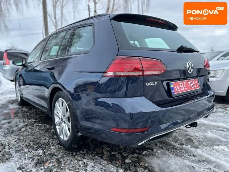 Volkswagen Golf, 2018 р., Бензин, 114 тис. км, Універсал, Синій, Сміла AT-10410510 фото