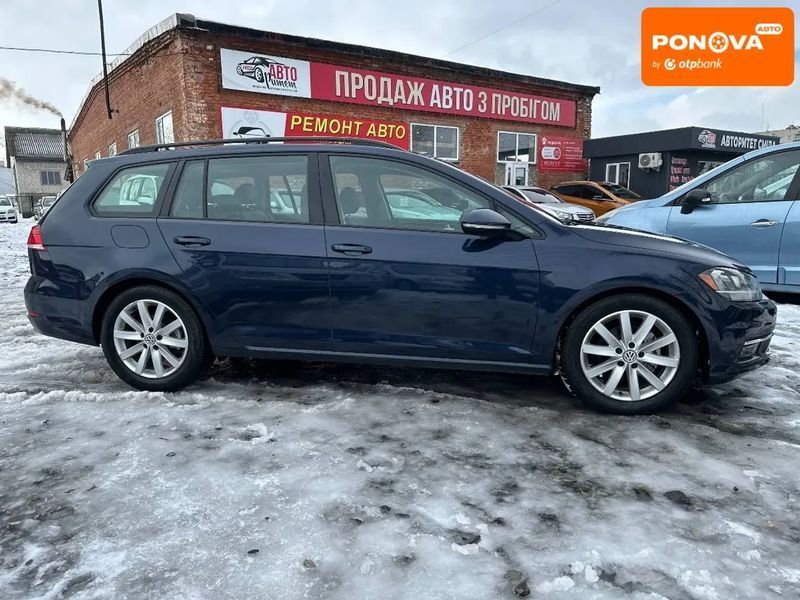 Volkswagen Golf, 2018 р., Бензин, 114 тис. км, Універсал, Синій, Сміла AT-10410510 фото