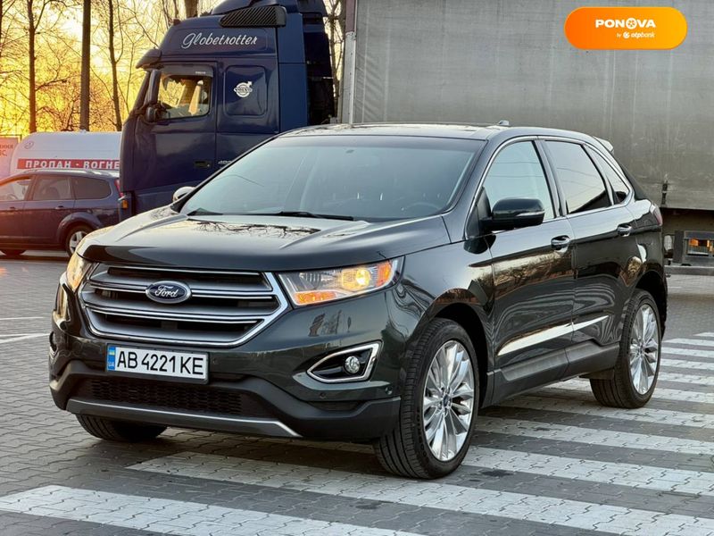 Ford Edge, 2015, Бензин, 2 л., 51 тыс. км, Внедорожник / Кроссовер, Зеленый, Винница Cars-Pr-63564 фото