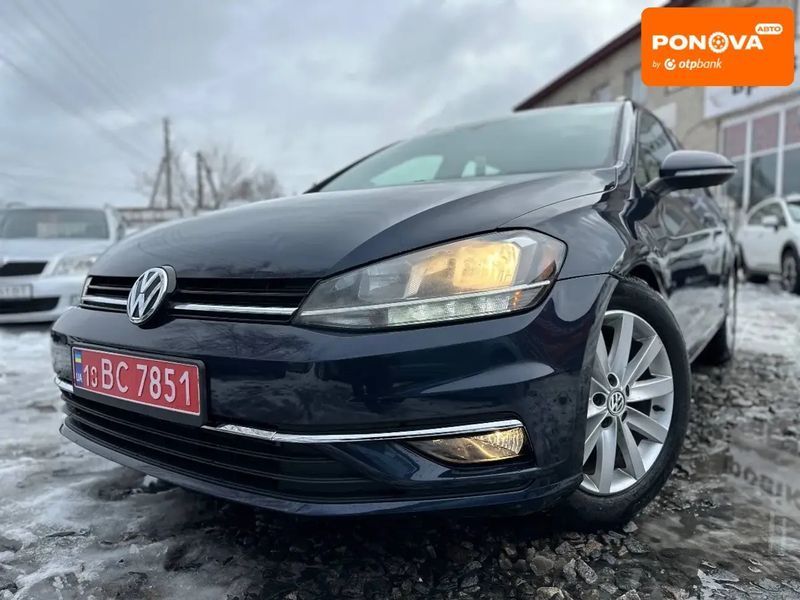 Volkswagen Golf, 2018 р., Бензин, 114 тис. км, Універсал, Синій, Сміла AT-10410510 фото