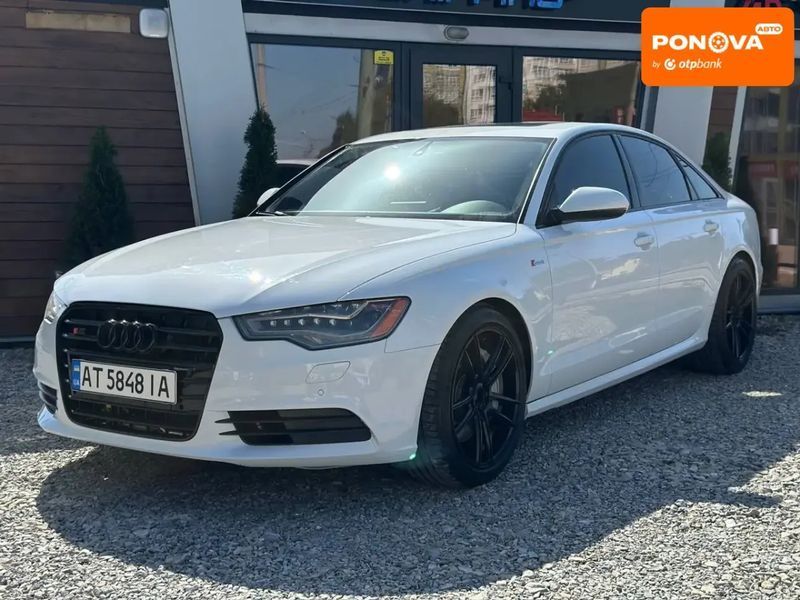 Audi A6, 2013 р., Бензин, 198 тис. км, Седан, Білий, Івано-Франківськ AT-10401769 фото