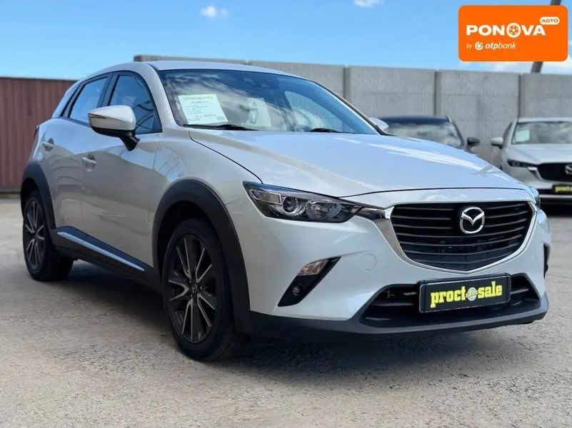 Mazda CX-3, 2016 р., Бензин, 106 тис. км, Позашляховик / Кросовер, Сірий, Дніпро (Дніпропетровськ) AT-10420347 фото