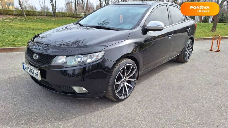 Kia Cerato, 2009, Газ пропан-бутан / Бензин, 1.59 л., 238 тис. км, Седан, Чорний, Кам'янське (Дніпродзержинськ) Cars-Pr-65717 фото