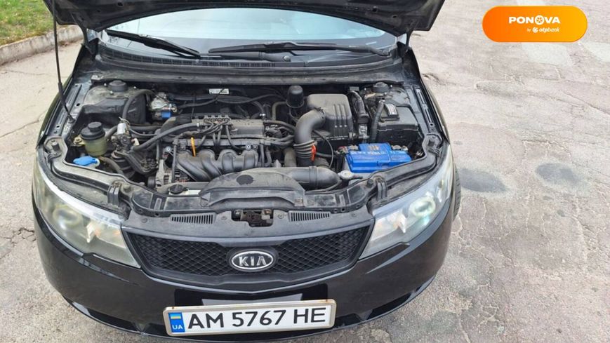 Kia Cerato, 2009, Газ пропан-бутан / Бензин, 1.59 л., 238 тис. км, Седан, Чорний, Кам'янське (Дніпродзержинськ) Cars-Pr-65717 фото