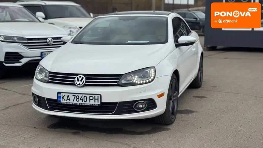 Volkswagen Eos, 2011 р., Бензин, 180 тис. км, Кабріолет, Білий, Полтава AT-10412084 фото