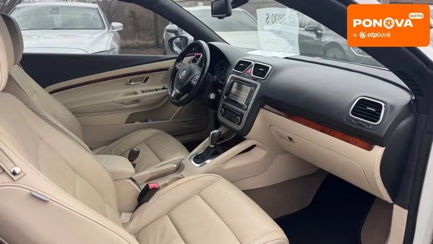 Volkswagen Eos, 2011 р., Бензин, 180 тис. км, Кабріолет, Білий, Полтава AT-10412084 фото