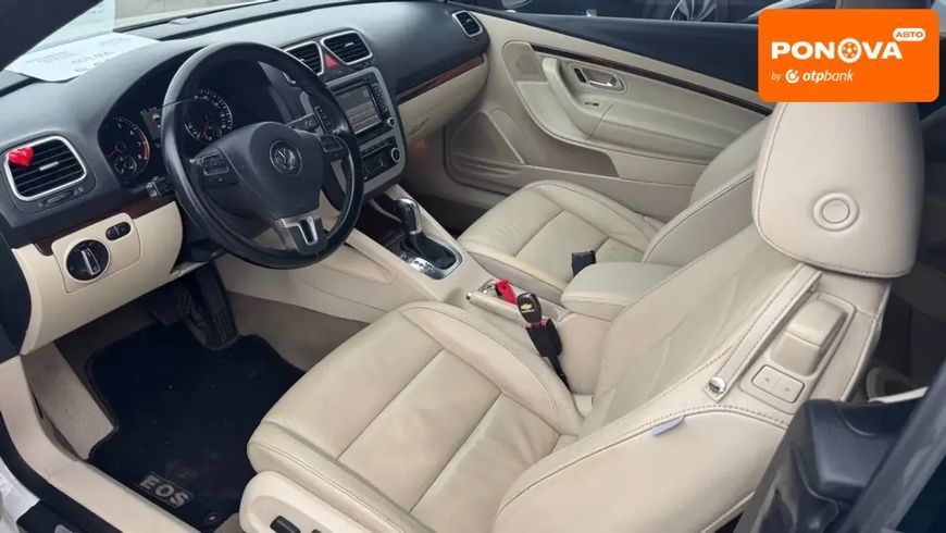 Volkswagen Eos, 2011 р., Бензин, 180 тис. км, Кабріолет, Білий, Полтава AT-10412084 фото