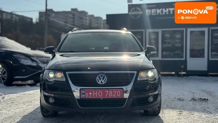 Volkswagen Passat, 2009 р., Бензин, 194 тис. км, Універсал, Чорний, Полтава AT-10412179 фото