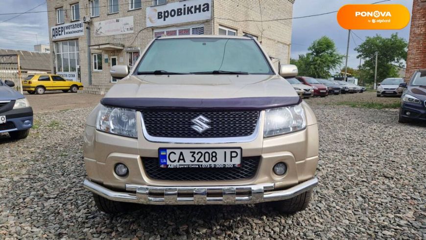 Suzuki Grand Vitara, 2008, Газ пропан-бутан / Бензин, 2.4 л., 134 тис. км, Позашляховик / Кросовер, Бежевий, Сміла 51445 фото