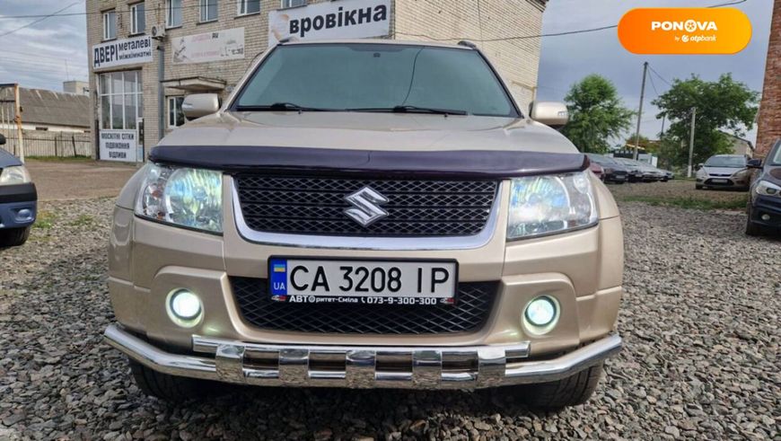 Suzuki Grand Vitara, 2008, Газ пропан-бутан / Бензин, 2.4 л., 134 тис. км, Позашляховик / Кросовер, Бежевий, Сміла 51445 фото