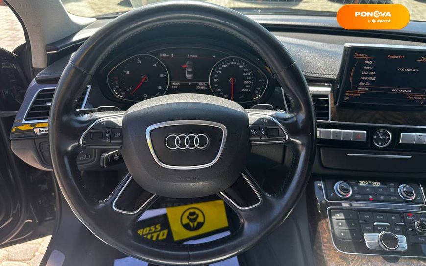 Audi A8, 2012, Дизель, 2.97 л., 200 тыс. км, Седан, Чорный, Мукачево 46478 фото