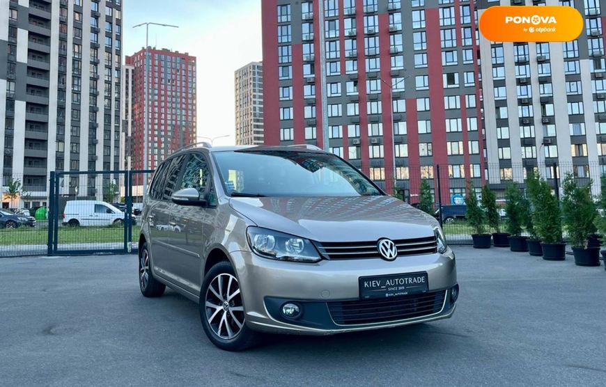 Volkswagen Touran, 2013, Дизель, 1.6 л., 196 тис. км, Мінівен, Бежевий, Київ 103852 фото