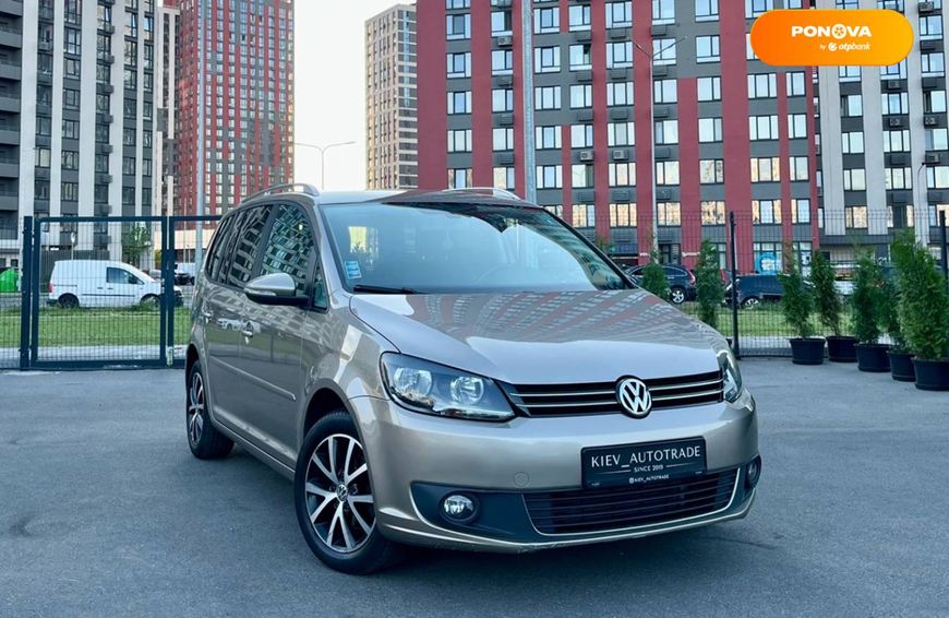 Volkswagen Touran, 2013, Дизель, 1.6 л., 196 тис. км, Мінівен, Бежевий, Київ 103852 фото