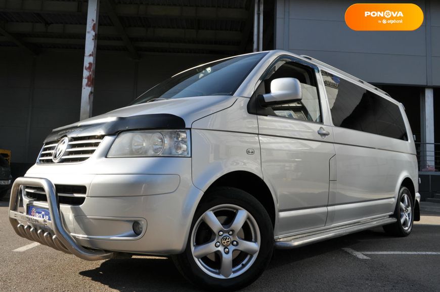 Volkswagen Transporter, 2008, Дизель, 2.46 л., 394 тис. км, Мінівен, Сірий, Київ 110888 фото