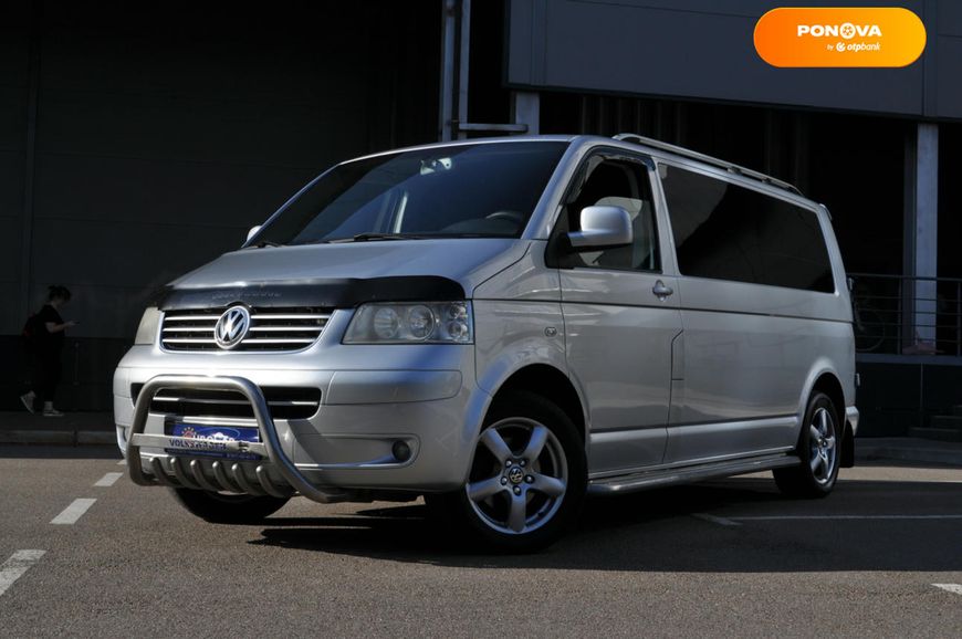 Volkswagen Transporter, 2008, Дизель, 2.46 л., 394 тис. км, Мінівен, Сірий, Київ 110888 фото