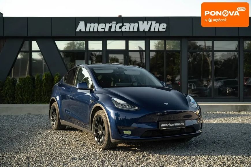 Tesla Model Y, 2023 г., Електро, 79 тыс. км, Внедорожник / Кроссовер, Синий, Черновцы AT-10402029 фото