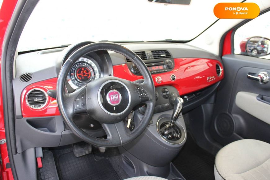 Fiat 500, 2010, Бензин, 1.24 л., 63 тис. км, Хетчбек, Червоний, Київ 44916 фото