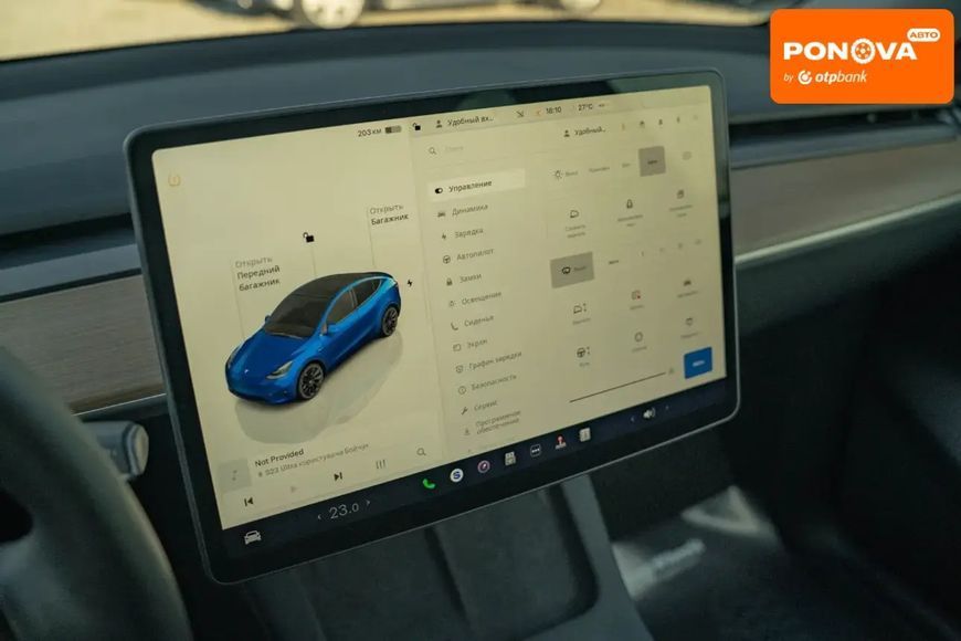 Tesla Model Y, 2023 г., Електро, 79 тыс. км, Внедорожник / Кроссовер, Синий, Черновцы AT-10402029 фото