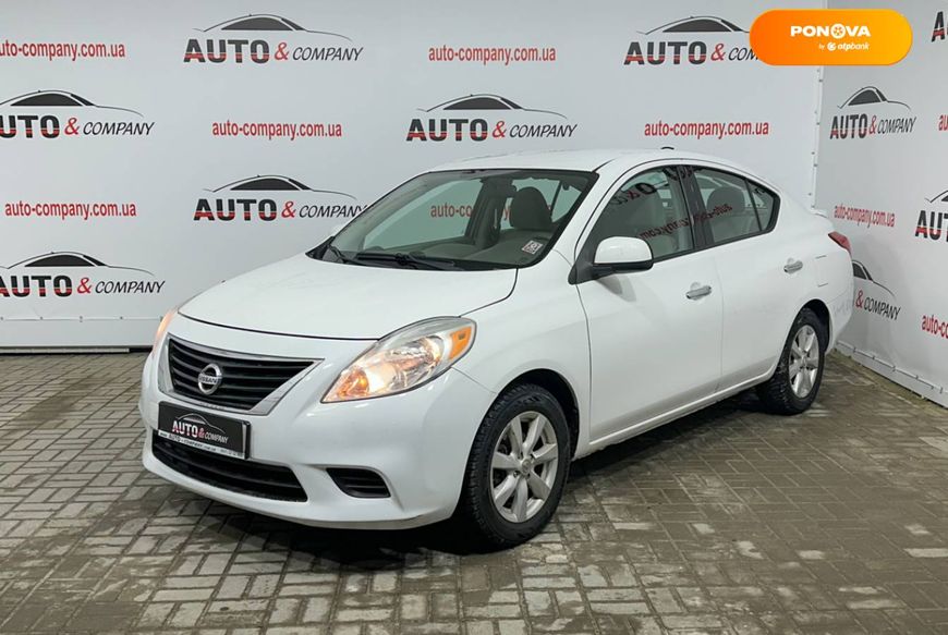 Nissan Versa, 2013, Бензин, 1.6 л., 120 тыс. км, Седан, Белый, Львов 15202 фото