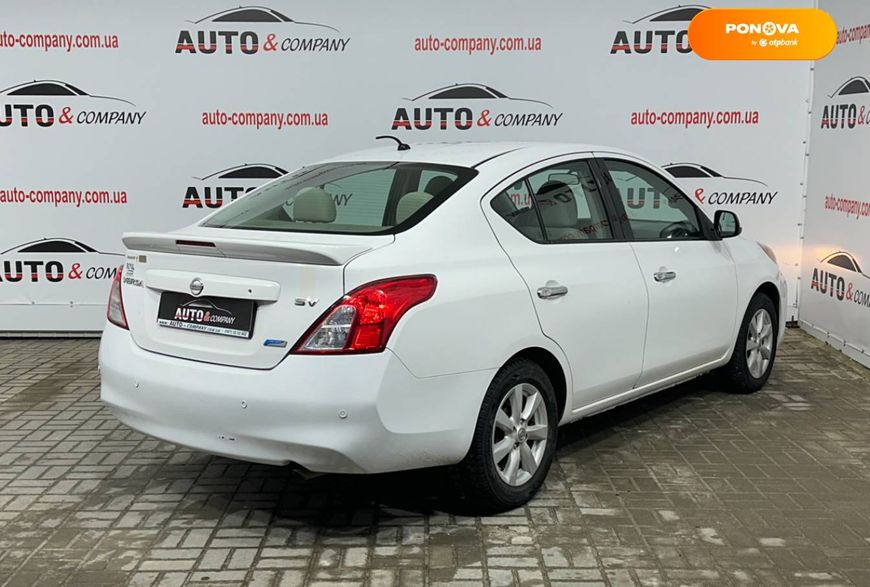 Nissan Versa, 2013, Бензин, 1.6 л., 120 тыс. км, Седан, Белый, Львов 15202 фото