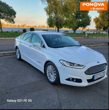 Ford Mondeo, 2016, Гібрид (HEV), 2 л., 257 тис. км, Седан, Білий, Черкаси Cars-Pr-276696 фото