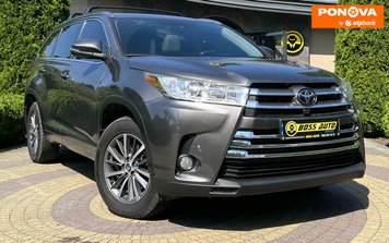 Toyota Highlander, 2017, Газ пропан-бутан / Бензин, 3.5 л., 77 тис. км, Позашляховик / Кросовер, Сірий, Львів 279709 фото